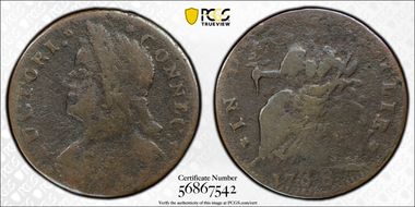 1788 CT 1/2P Draped Bust Left N1BN