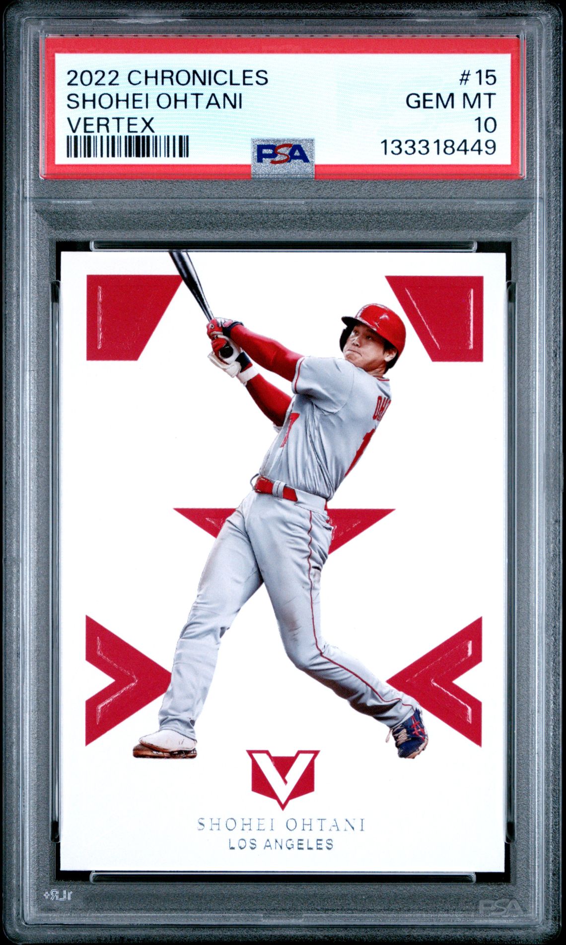 2022 Panini Chronicles Vertex Shohei Ohtani #15 (Vertex) Gem Mt 10 front