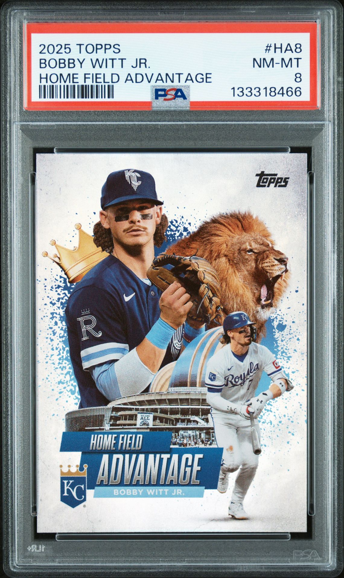 2025 Topps Home Field Advantage Bobby Witt Jr. #Ha8 Nm-Mt 8 front