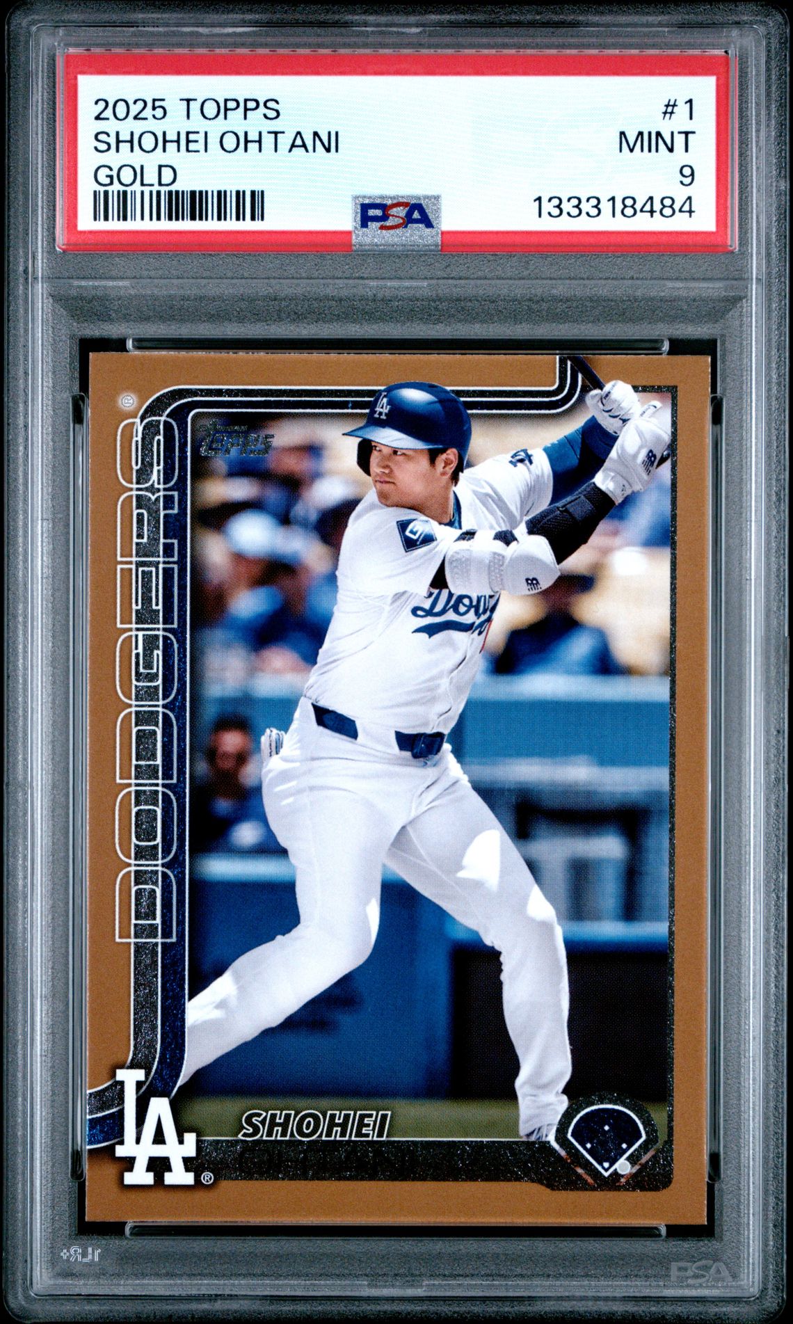 2025 Topps Shohei Ohtani #1 (Gold) Mint 9 front
