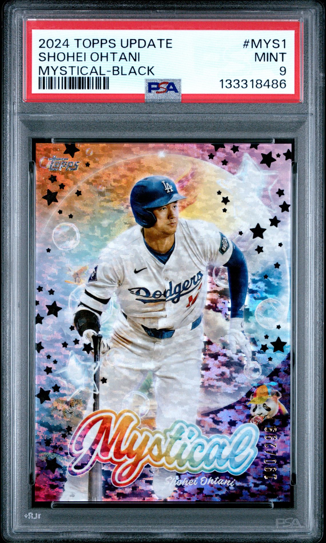 2024 Topps Update Mystical Shohei Ohtani #Mys1 (Mystical-Black) Mint 9 front