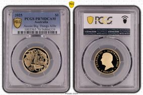 2025 $1 Aussie Big Things AlBr T-2 PR70DCAM