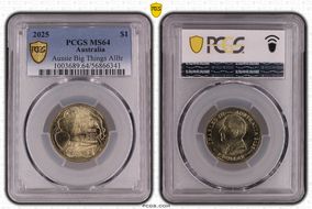 2025 $1 Aussie Big Things AlBr T-1 MS64