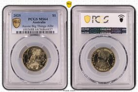 2025 $1 Aussie Big Things AlBr T-2 MS64