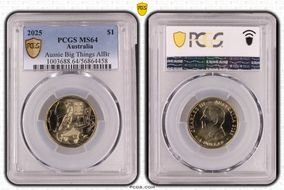2025 $1 Aussie Big Things AlBr T-2 MS64