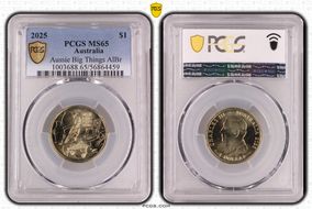 2025 $1 Aussie Big Things AlBr T-2 MS65