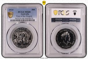 2024 50C Year of the Dragon MS68