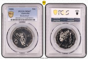 2006 50C Basketball MS67