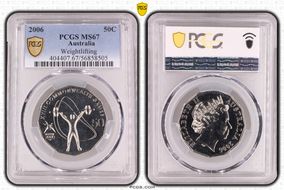 2006 50C Weightlifting MS67