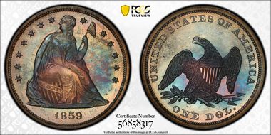 1859 $1 PR66
