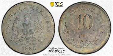 1885-As L 10C AU58