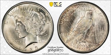1923-D $1 MS65+
