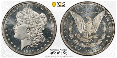 1899 $1 MS64DMPL