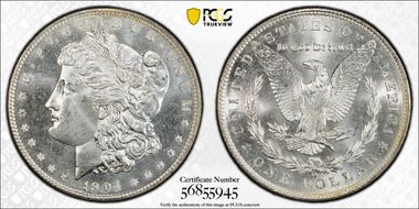 1904-O $1 MS66