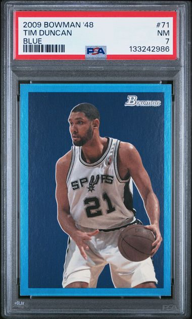 Bowman Blue Tim Duncan front