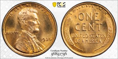 1936 1C MS67+ RD