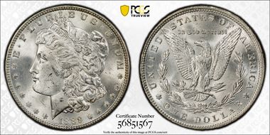 1889 $1 MS64