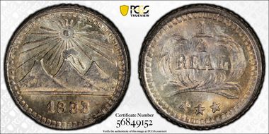 1893 1/4 R KM-161 MS66