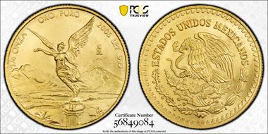 2006-Mo 1/4 oz Libertad Au MS67