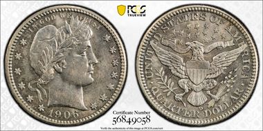 1906-D 25C MS64