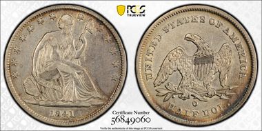 1841-O 50C VF35