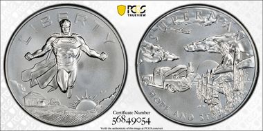 2025 Medal DC Comics - Superman 1oz Ag First Strike MS69