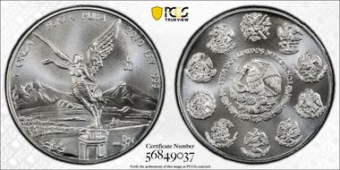 2010-Mo Onza Libertad Ag MS70