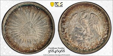 1901-Mo AM Peso KM-409.2 MS62