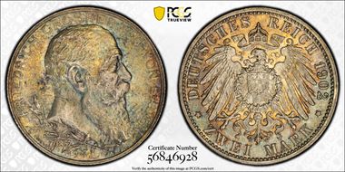 1902 2 Mk 50th Year J-30 MS62