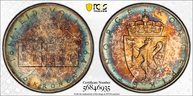 1964 10 Kr Constitution MS66