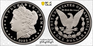 2025-S $1 Morgan Dollar First Strike PR70DCAM