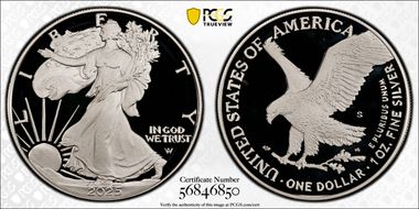 2025-S $1 Silver Eagle PR69DCAM