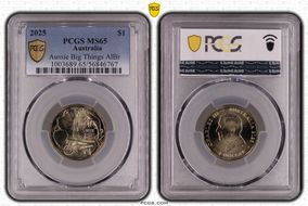 2025 $1 Aussie Big Things AlBr T-1 MS65