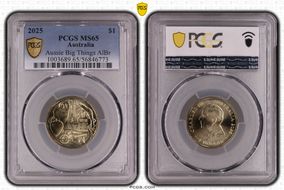 2025 $1 Aussie Big Things AlBr T-1 MS65