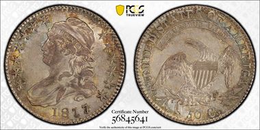 1817/3 50C AU50
