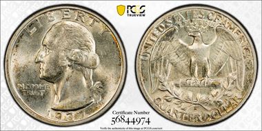 1932-D 25C AU58