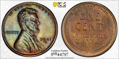 1941-S 1C MS64BN