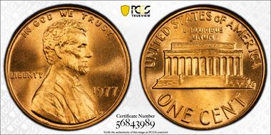 1977 1C MS68RD