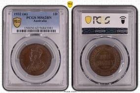 1932 (m) 1D MS62BN