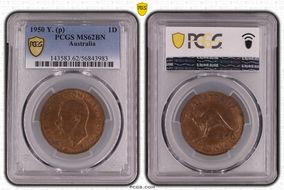 1950 Y. (p) 1D MS62BN