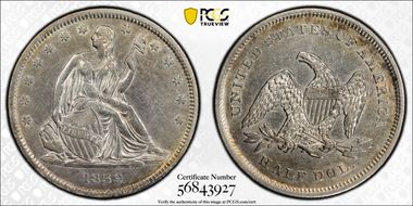 1839 50C Drapery XF45