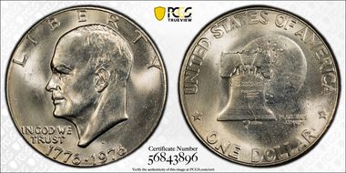 1976-D $1 Type 1 MS67