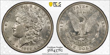 1896-O $1 AU55