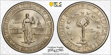 1936-D 50C Columbia MS67