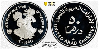 AH1400-1980-CHI 50 D Year of the Child PR68DCAM