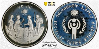 EE1972 (1979) 20 Bir Year of the Child PR67DCAM