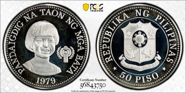 1979-FM 50 P Year of the Child PR67DCAM
