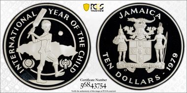 1979-CHI $10 Year of the Child KM-80 PR69DCAM