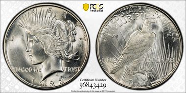 1923-D $1 MS66