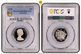 1975 10C PR69DCAM